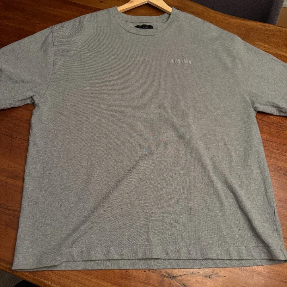 Amiri "22" T-Shirt - Oversized XXL - Light Blue - Picture 5 of 7